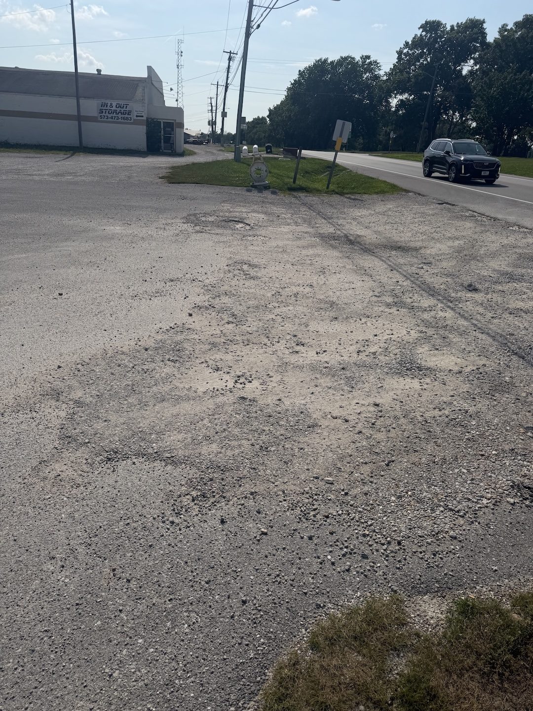 Before deteriorated lot edge by United Way Asphalt